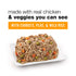 Purina Beneful Prepared Meals Chopped Blends Chicken Carrots and Peas Wet Dog Food Trays - 10 Oz - Case of 8  
