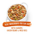 Purina Beneful Prepared Meals Simmered Chicken with Carrots Beans and Rice Wet Dog Food Trays - 10 Oz - Case of 8