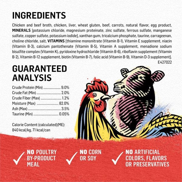 Purina Beyond Grain-Free Chicken, Beef & Carrot Recipe in Gravy Canned Cat Food