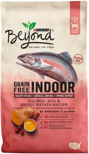 Purina Beyond Grain-Free Wild-Caught Salmon Eggs and Sweet Potato Indoor Dry Cat Food - 11 Lbs  