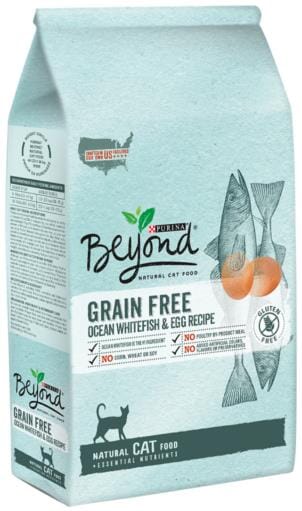 Purina Beyond Simply Grain-Free Whitefish Cage-Free Eggs and Sweet Potato Dry Cat Food - 3 Lbs - Case of 4  