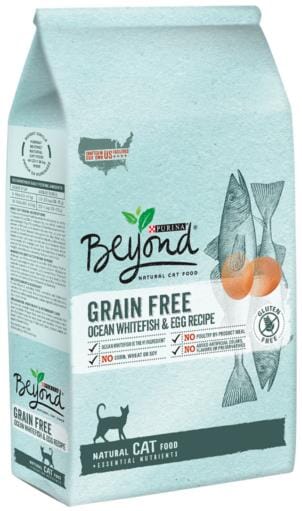 Purina Beyond Simply Grain-Free Whitefish Cage-Free Eggs and Sweet Potato Dry Cat Food - 5 Lbs - Case of 4  