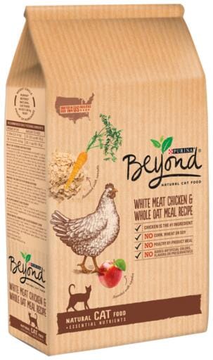 Purina Beyond Simply White Meat Chicken and Oatmeal with Apples Dry Cat Food - 6 Lbs - Case of 4  