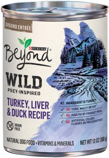 Purina Beyond Wild Turkey and Duck Canned Dog Food - 13 Oz - Case of 12  