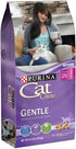 Purina Cat Chow Gentle Sensitive Skin and Stomach Farm-Raised Turkey Dry Cat Food - 6.3 Lbs - Case of 4  