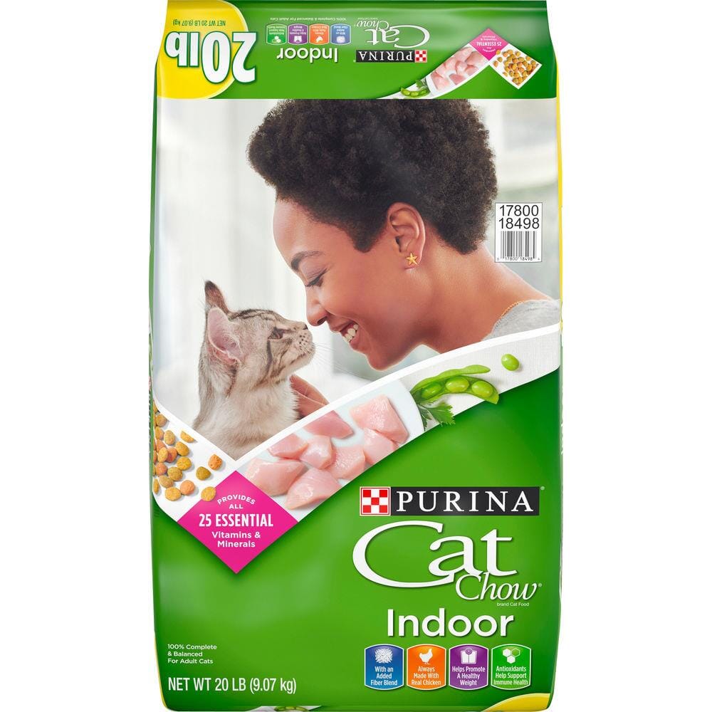 Purina Cat Chow Hairball Control and Healthy Weight Chicken Indoor Dry Cat Food - 20 Lbs  