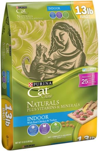 Purina Cat Chow Naturals Indoor Plus Vitamins & Minerals Dry Cat Food  