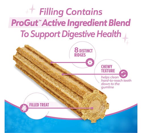 Purina DentaLife + Digestive Support Chicken and Pumpkin Dental Dog Treats - Small/Medium