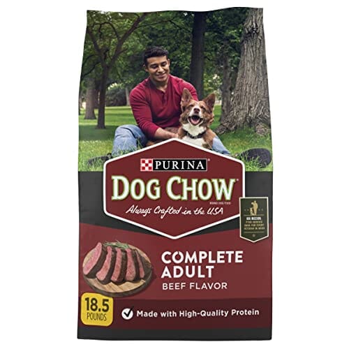 Purina Dog Chow Complete and Balanced Real Beef Adult Dry Dog Food - 18.5 Lbs  