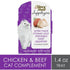 Purina Fancy Feast Appetizers Grain-Free Chicken and Beef Wet Cat Food and Topper Pouch - 1.1 Oz - Case of 10  