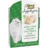 Purina Fancy Feast Appetizers Grain-Free Chicken and Flaked Tuna Wet Cat Food and Topper Pouch - 1.1 Oz - Case of 10  