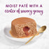 Purina Fancy Feast Savory Centers Beef Gourmet Pate and Gravy Center Canned Cat Food - 3 Oz - Case of 24