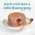 Purina Fancy Feast Savory Centers Tuna Gourmet Pate and Gravy Center Canned Cat Food - 3 Oz - Case of 24