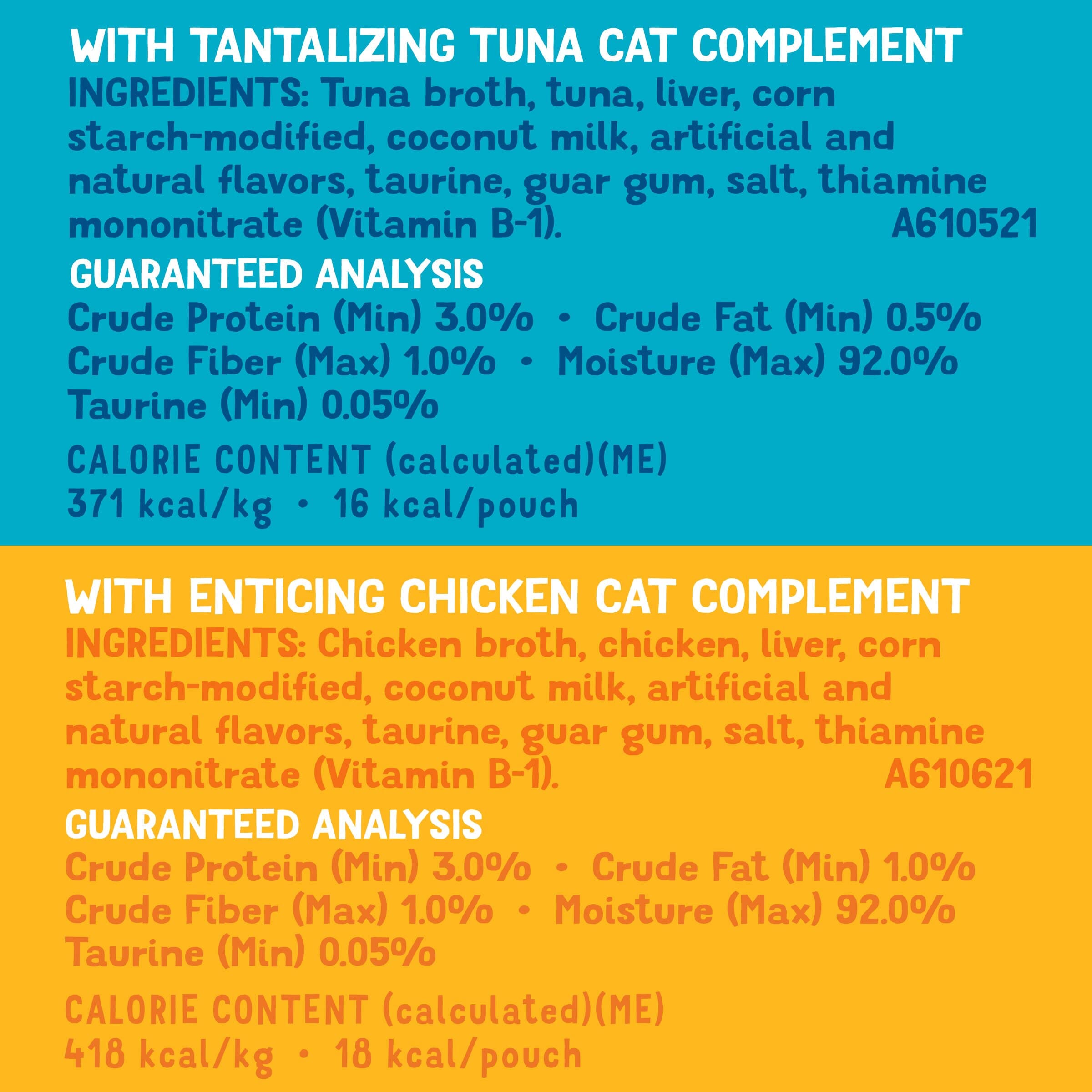 Purina Friskies Lil' Shakes Chicken Salmon Turkey and Tuna with Coconut Milk Puree Wet Cat Food or Topper Pouch - Variety Pack - 1.55 Oz - Case of 16 - 2 Pack  