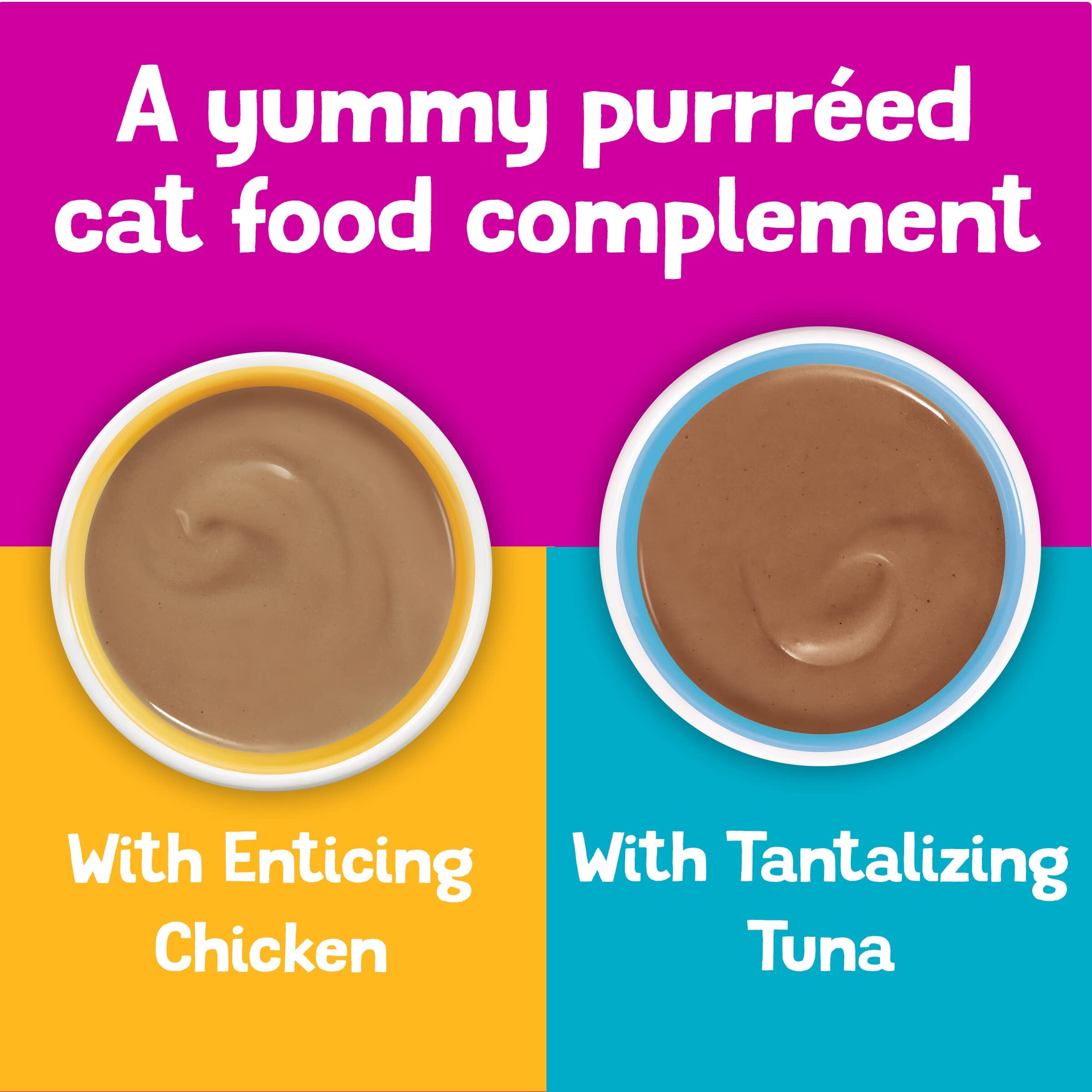 Purina Friskies Lil' Shakes Chicken Salmon Turkey and Tuna with Coconut Milk Puree Wet Cat Food or Topper Pouch - Variety Pack - 1.55 Oz - Case of 16 - 2 Pack  