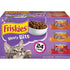 Purina Friskies Meaty Bits Gourmet Grilled Chicken and Beef in Gravy Canned Cat Food - Variety Pack - 5.5 Oz - Case of 24  