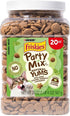 Purina Friskies Party Mix Natural Yums Chicken with Catnip and Vitamins Crunchy Cat Treats - 20 Ounce - Case of 3