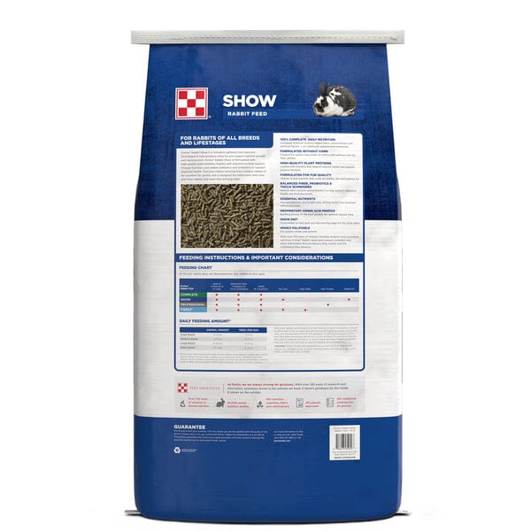 Purina Mills Rabbit Advanced Show Small Animal Food - 50 lb Bag