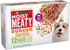 Purina Moist and Meaty Burger Beef and Chedder Cheese Flavor Dry Dog Food Pouches - 12 Pack - 72 Oz - Case of 4  