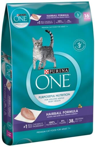 Purina ONE Advanced Nutrition Hairball Formula Dry Cat Food  