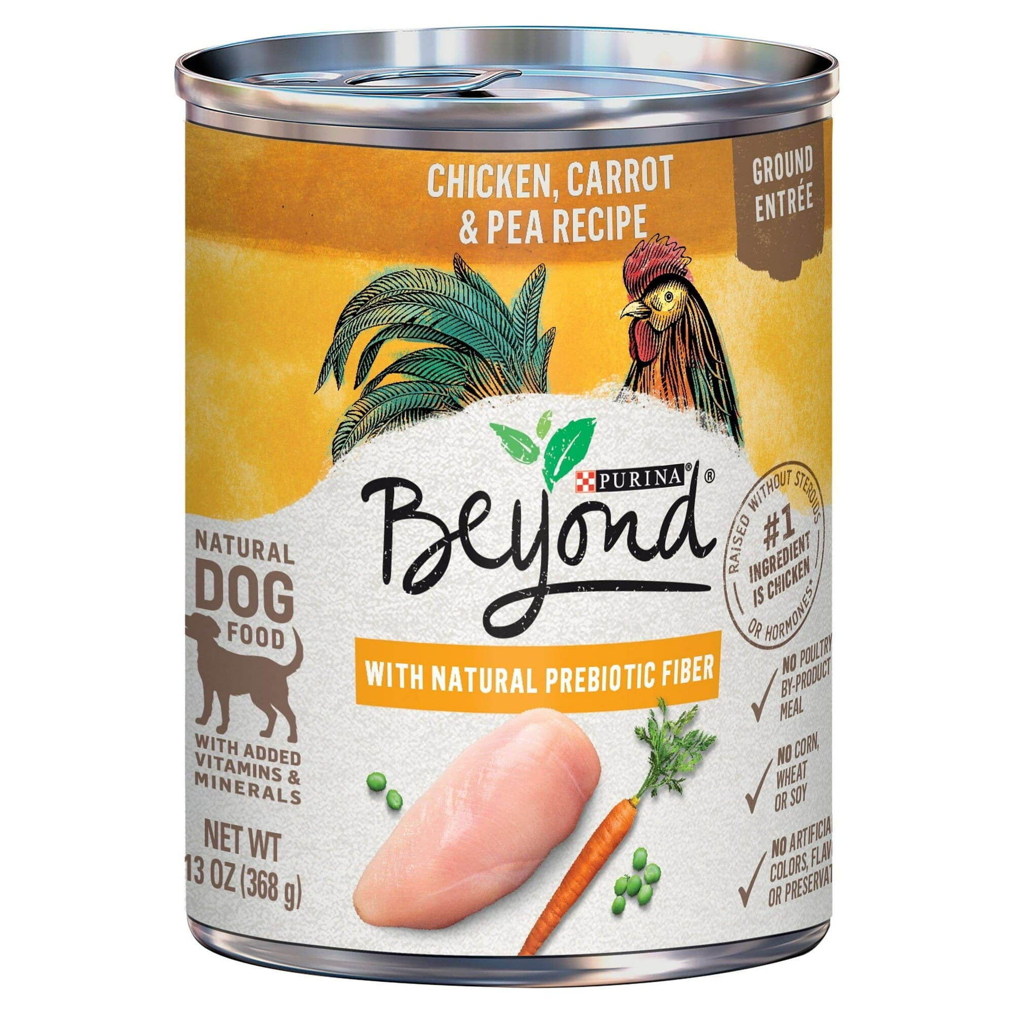 Purina One Beyond Grain-Free Chicken Carrots and Peas Pate Canned Dog Food - 13 Oz - Case of 12