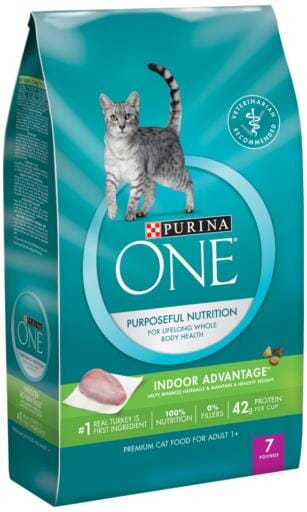 Purina ONE Indoor Advantage Hairball & Healthy Weight Formula Dry Cat Food  