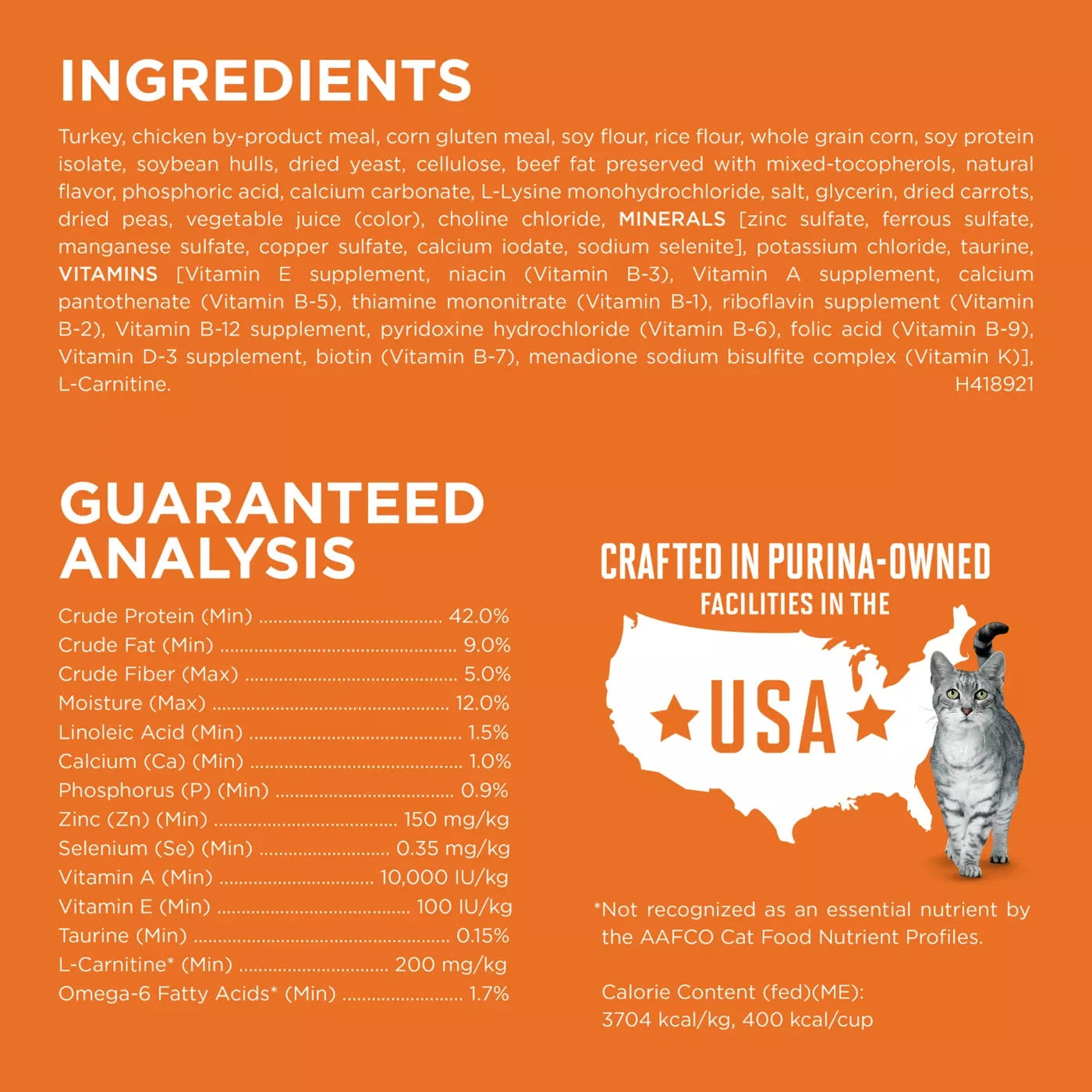 Purina One + Plus Ideal Weight and High-Protein Turkey Dry Cat Food - 16 Lbs