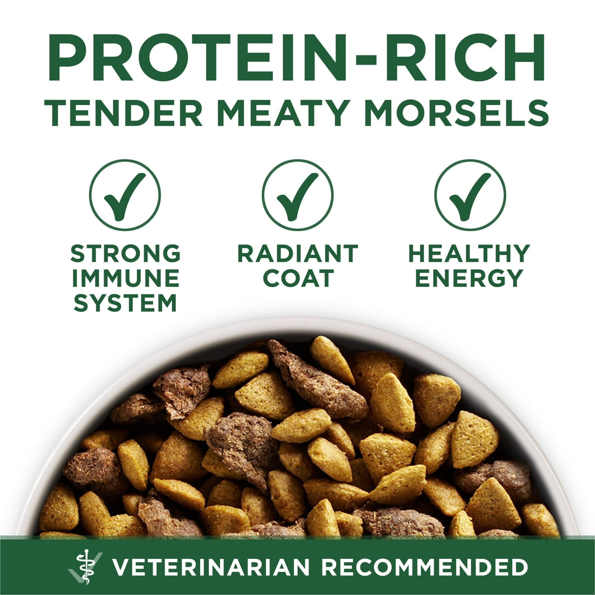 Purina One + Plus SmartBlend Heart Muscle and Energy Support Small-Breed Lamb and Rice Dry Dog Food - 7.4 Lbs - Case of 4