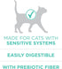 Purina One Sensitive Skin and Stomach Turkey Adult Dry Cat Food - 7 Lbs - Case of 4