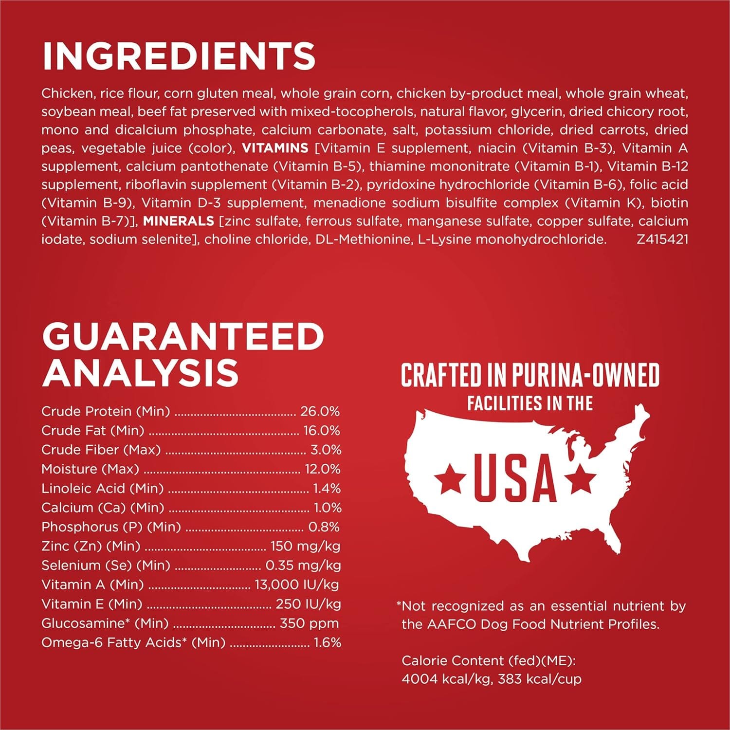 Purina One SmartBlend Chicken and Rice Formula Adult Dry Dog Food - 40 Lbs