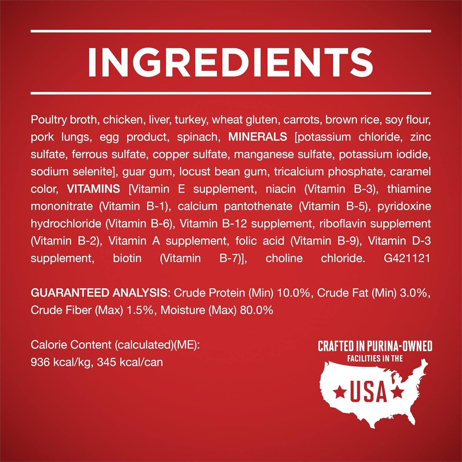 Purina One SmartBlend Tender Cuts in Gravy Chicken and Brown Rice Canned Dog Food - 13 Oz - Case of 12