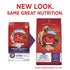 Purina One SmartBlend Vibrant Maturity 7+ Senior Adult Chicken Dry Dog Food - 8 Lbs - Case of 4  