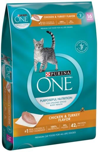 Purina ONE Tender Selects Blend Real Chicken Dry Cat Food  