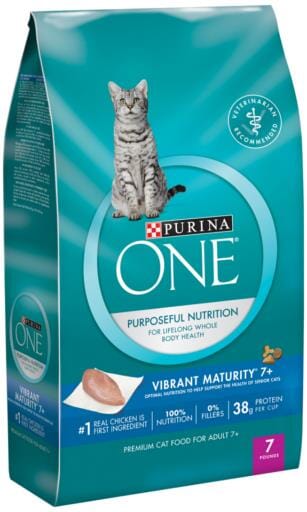 Purina ONE Vibrant Maturity 7+ Senior Formula Dry Cat Food  