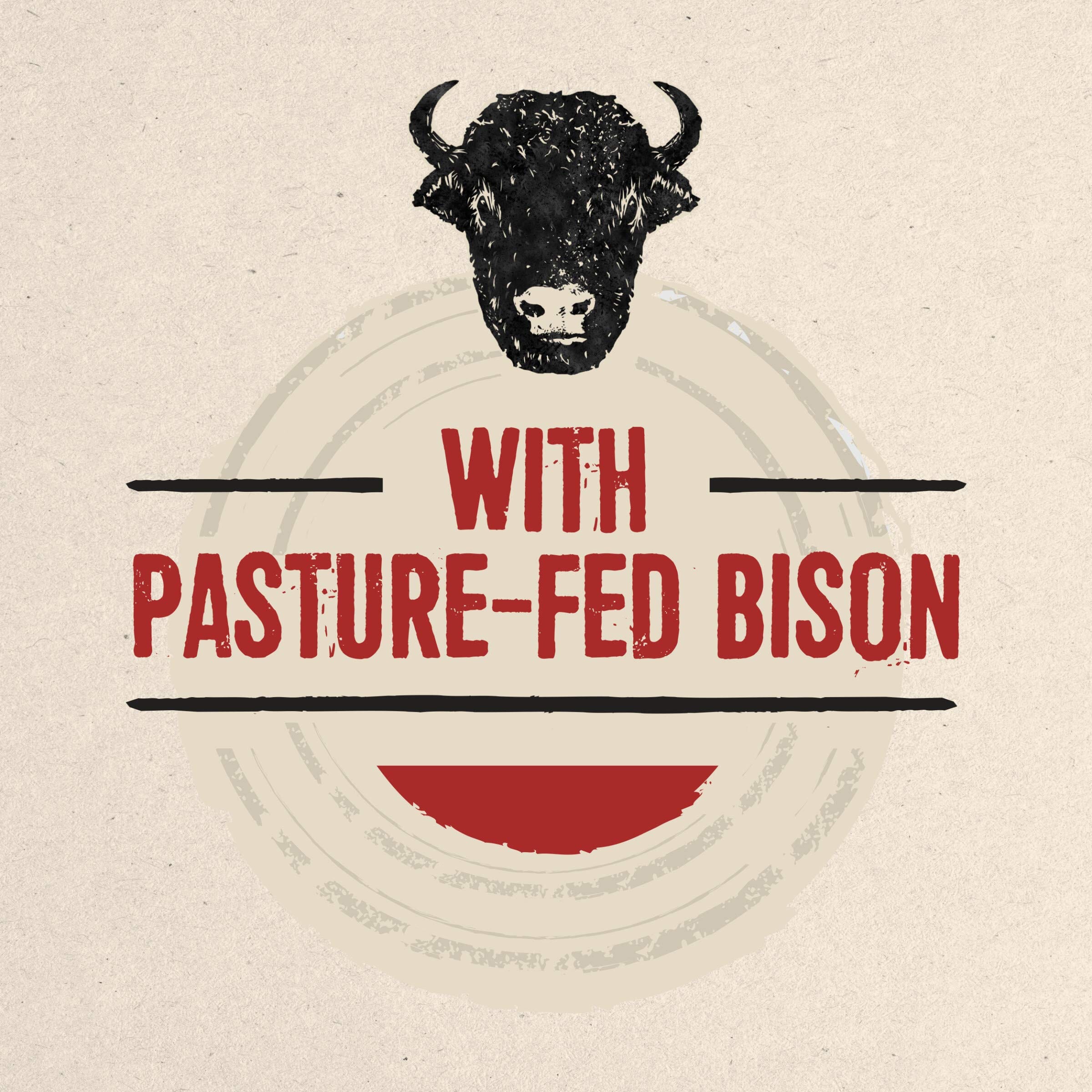 Purina Prime Bone Grass-Fed Bison Femur Bones Natural Hard Chew Dog Treats - Medium - 11.3 Oz - Case of 4  