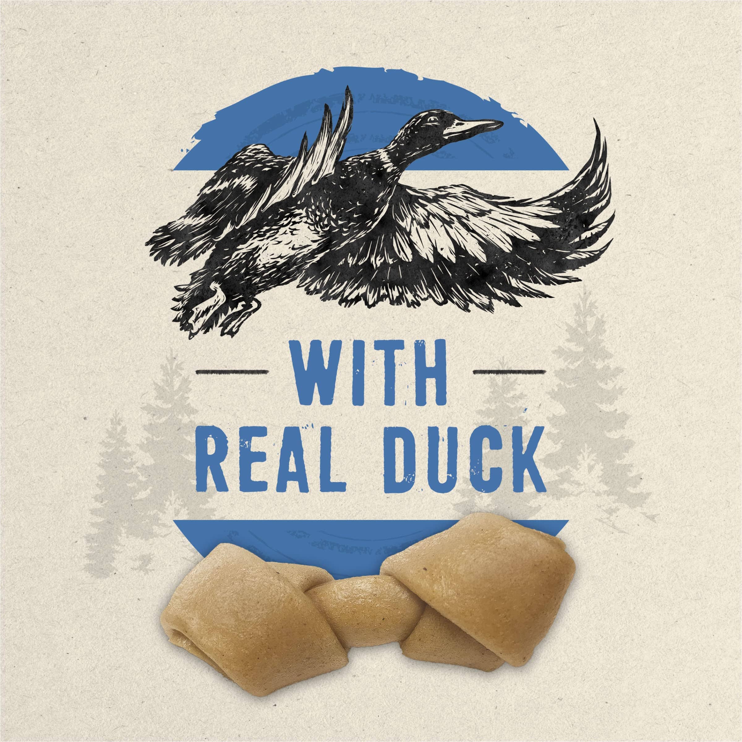 Purina Prime Bone Mini Knotted Duck Natural Hard Chews Dog Treats - 16.5 Oz - Case of 4  