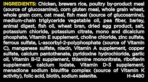Purina Pro Plan Bright Mind Chicken and Rice 7+ Senior Adult Large-Breed Dry Dog Food - 30 Lbs
