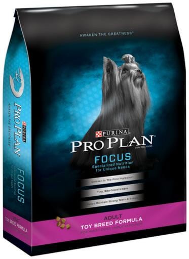 Purina Pro Plan Chicken & Rice Formula Toy Breed Dry Dog Food  