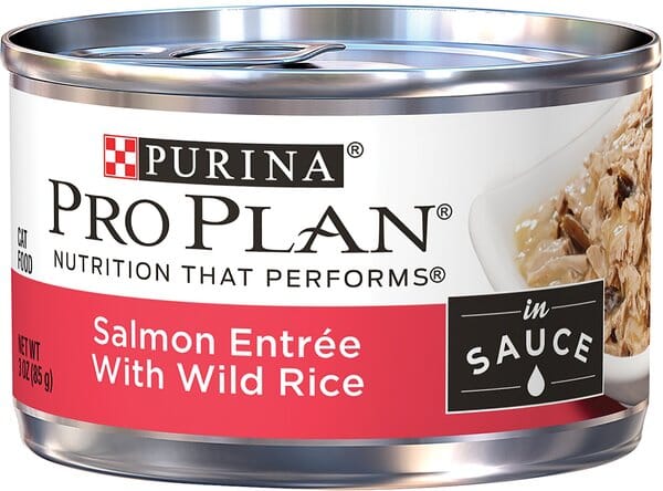 Purina Pro Plan Complete Essentials Classic Salmon and Wild Rice Adult Canned Cat Food - 3 Oz - Case of 24