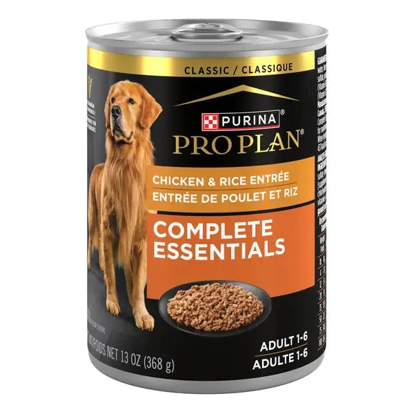 Purina Pro Plan Complete Essentials Slices Chicken and Vegetable in Gravy Canned Dog Food - 13 Oz - Case of 12 Default Title