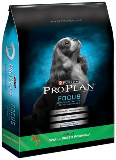 Purina Pro Plan Focus Chicken & Rice Formula Adult Small & Toy Breed Dry Dog Food  