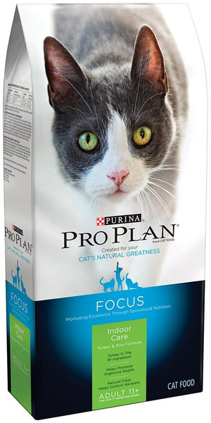 Purina Pro Plan FOCUS Indoor Care Turkey & Rice Formula Adult Dry Cat Food