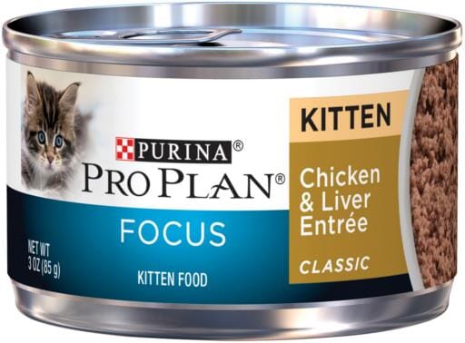 Purina Pro Plan Focus Kitten Classic Chicken and Liver Entree Canned Cat Food  