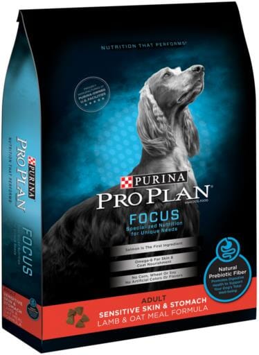 Purina Pro Plan Focus Sensitive Skin & Stomach Formula Lamb & Oat Meal Formula Dry Dog Food  