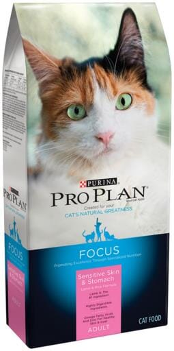 Purina Pro Plan High Protein Sensitive Skin & Stomach Lamb & Rice Formula Dry Cat Food  