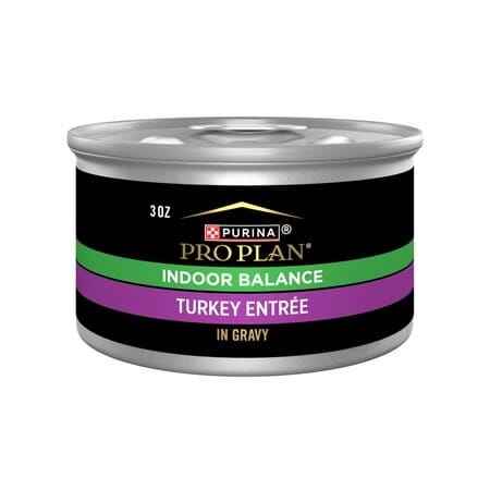 Purina Pro Plan Indoor Balance Turkey Entrée in Gravy Canned Cat Food - 3 Oz - Case of 24 Default Title