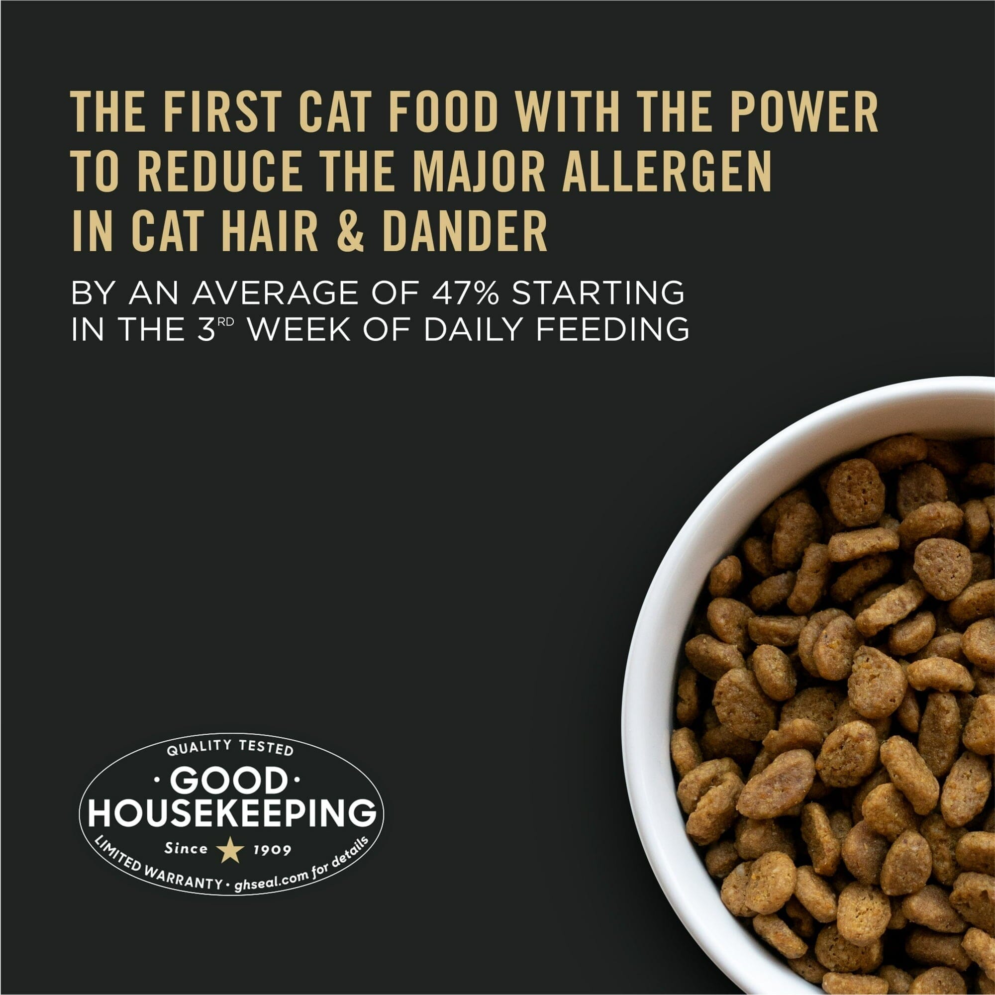 Purina Pro Plan LiveClear Allergen Reducing High-Protein Skin and Stomach Turkey and Oatmeal Adult Dry Cat Food