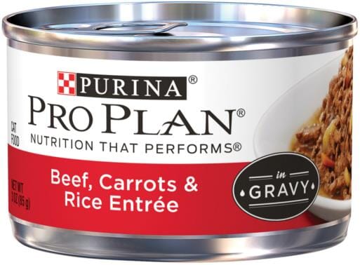 Purina Pro Plan Savor Adult Beef, Carrots & Rice in Gravy Entree Canned Cat Food  