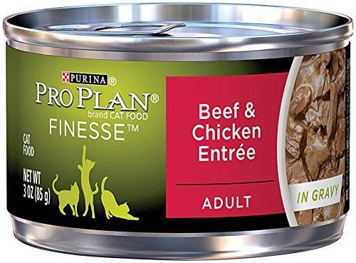 Purina Pro Plan Savor Adult Beef & Chicken in Gravy Entree Canned Cat Food  