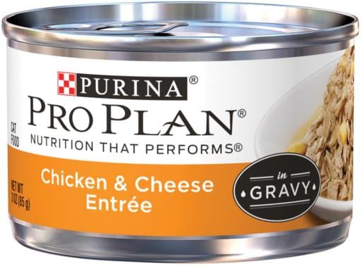 Purina Pro Plan Savor Adult Chicken and Cheese Entree in Gravy Canned Cat Food  